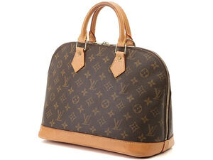 Louis Vuitton Alma Handbag Monogram Brown